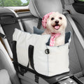 Luxury Center Console Dog Car Seat – Portable Booster Bed for Small Dogs